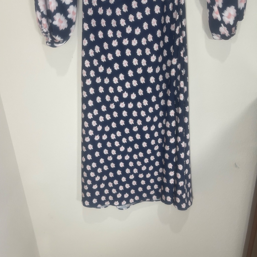Sachin & Babi Melody Navy Midi Dress Size 4 | Designer Women’s Cocktail Style - Picture 14 of 16